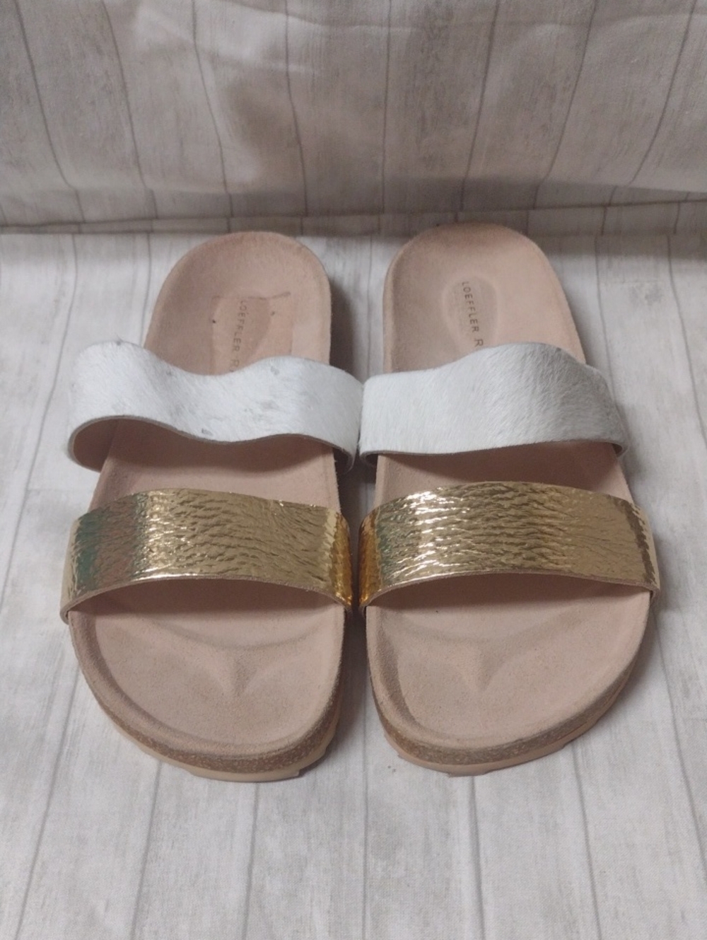 Loeffler Randall Two-Strap Slide Sandals (J1082)